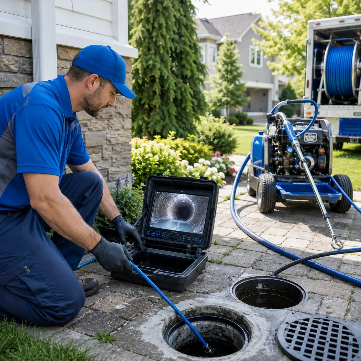Outdoor drain cleaning professionals serving Stockwell, IN